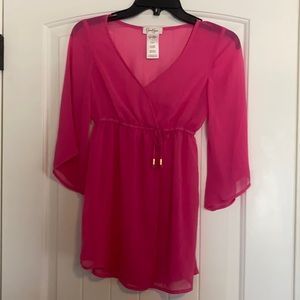 Jessica Simpson girls swimsuit coverup size L